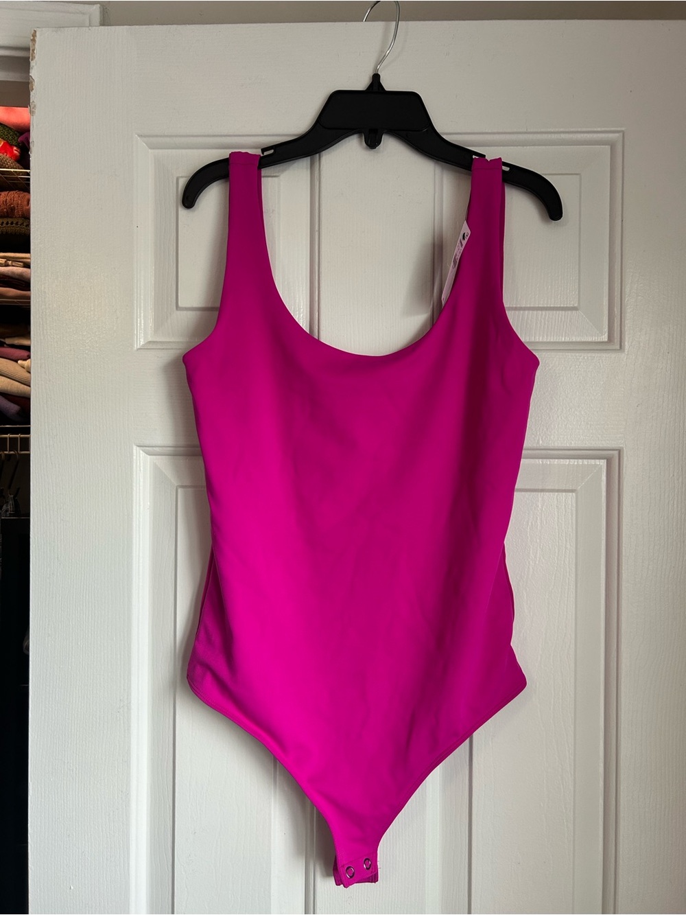 Express Girls Bold Fuchsia Sleeveless Bodysuit new!